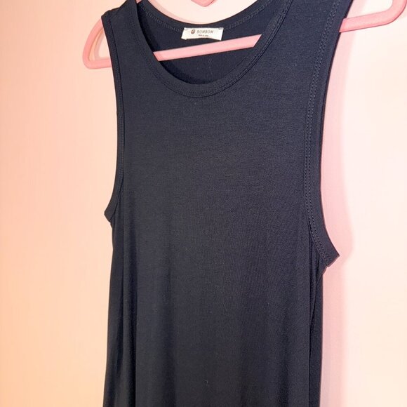 BomBom Black Sleeveless Maxi Dress with Pockets β Soft & Flowy (NWT) - Picture 2 of 4